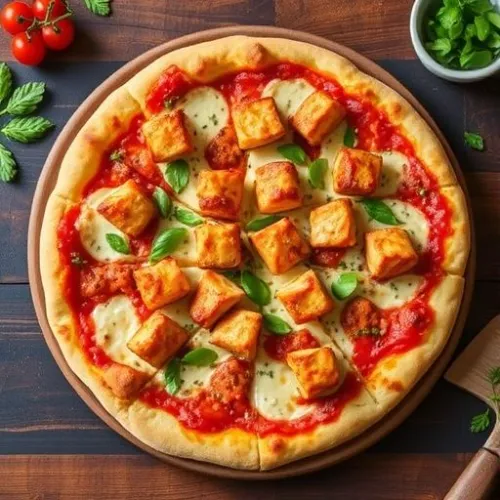 Tandoori Chicken Pizza Medium